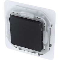 Переключатель без рамки Legrand Inspiria 1-кл. проходной IP44 антрацит картинка